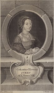 Katarzyna Howard, piąta żona króla Henryka VIII (grafika)
