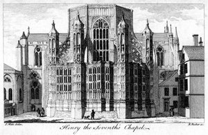 Kaplica Henryka VII, Opactwo Westminsterskie, Londyn, XVIII wiek.