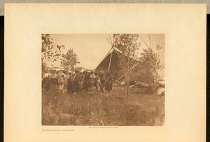 Taniec zwierząt - Cheyenne autorstwa Edward S. Curtis