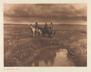 Portfolio VI, Tablica 209: Trzej Wodzowie - Piegan autorstwa Edward S. Curtis