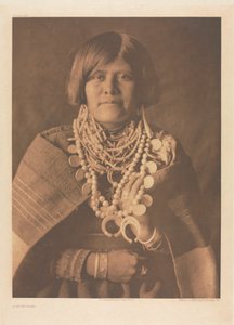 Portfolio XVII, płyta 613: Dziewczyna Zuñi autorstwa Edward S. Curtis
