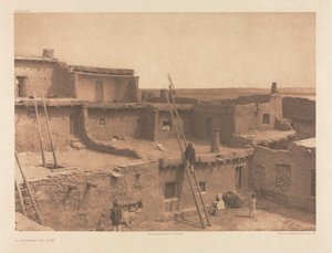 Portfolio XVII, płyta 615: Zakątek Zuñi autorstwa Edward S. Curtis