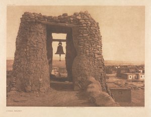 Portfolio XVI, płyta 564: Dzwonnica Acoma autorstwa Edward S. Curtis
