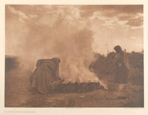 Palniki garncarskie w Santa Clara autorstwa Edward S. Curtis