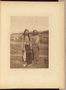 Sun Dance Pledgers - Cheyenne autorstwa Edward S. Curtis