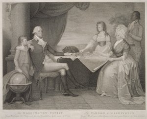 Rodzina Washingtonów autorstwa Edward Savage