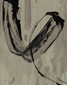 Abstrakcyjny szary gest autorstwa Edward Selkirk
