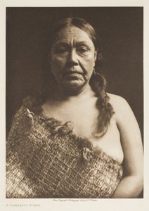 Kobieta z plemienia Clayoguot autorstwa Edward Sheriff Curtis
