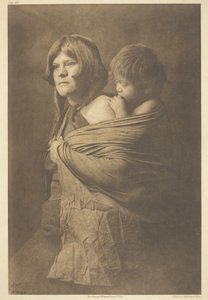 Matka Hopi, 1921. autorstwa Edward Sheriff Curtis