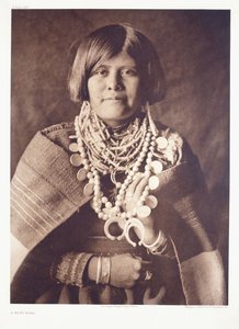 Dziewczyna Zuni autorstwa Edward Sheriff Curtis