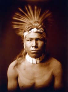 Czarne włosy, Indianin, ok. 1905, fot. Edward S. Curtis autorstwa Edward Sheriff Curtis