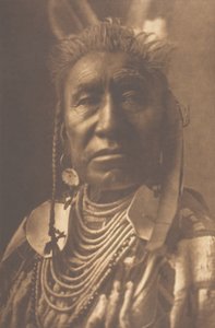 Pokazy rybne - Apsaroke, 1908. autorstwa Edward Sheriff Curtis