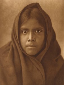 Qahatika Girl, ok. 1907 r. (fotograwiura wielkoformatowa) autorstwa Edward Sheriff Curtis