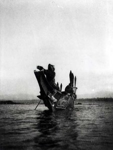 Goście weselni Tenaktak z „Indian północnoamerykańskich” autorstwa Edward Sheriff Curtis