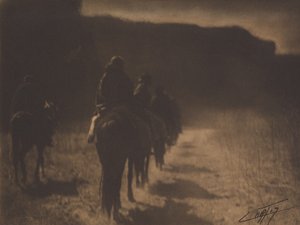 Znikająca rasa (Navajo) autorstwa Edward Sheriff Curtis