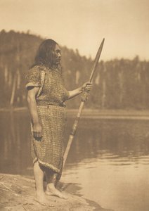 Wielorybnik - Clayoquot, 1915. autorstwa Edward Sheriff Curtis