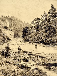 Trójniki: Trójniki w Ovington, ok.1880 (akwaforta)