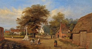 Hempsted Village, Gloucestershire, c.1880
