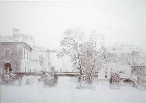 Isola di Sora (pióro i tusz i pranie na papierze) autorstwa Edward Swinburne