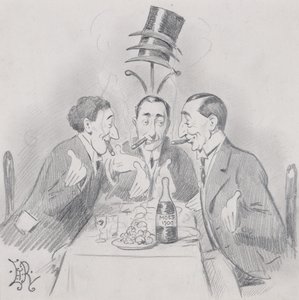 Świętowane śniadanie a Trois (Trzy Izaaki) 1900