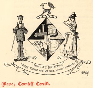 Marie, hrabina Corelli (grafika) autorstwa Edward Tennyson Reed