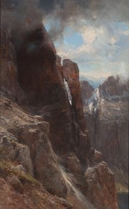 Krajobraz Dolomitów, w latach 1874-1880.