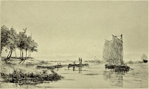 Widok na Whitlingam autorstwa Edward Thomas Daniell
