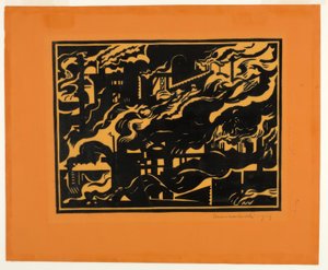 Wielkie piece II autorstwa Edward Wadsworth