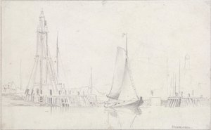 Enkhuysen autorstwa Edward William Cooke