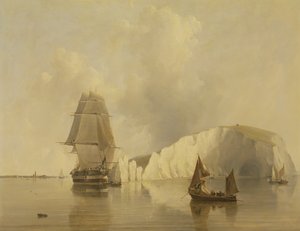 Off the Needles, Wyspa Wight autorstwa Edward William Cooke