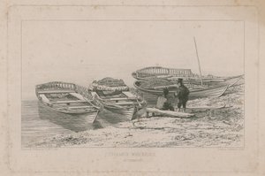 Thames Wherries autorstwa Edward William Cooke