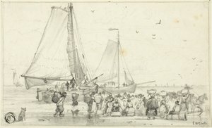 Nadchodzący połów autorstwa Edward William Cooke