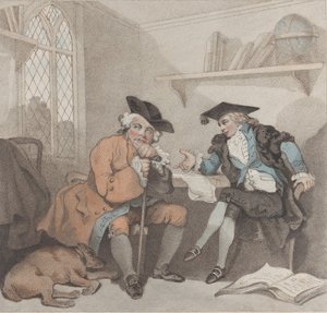 Scena uniwersytecka, czyli bezowocna próba na torebce ze starymi kwadratowymi palcami, 1 sierpnia 1787 r.
