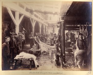 Rzeźnia Leadenhall, z Zachodu autorstwa Edward Wormald