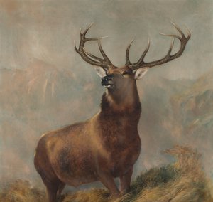 Monarch of the Glen, ok. 1822-73 (olej na płótnie)