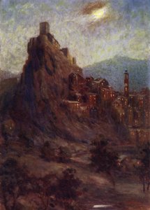 Korsyka: Corte, cytadela (kolor lito)