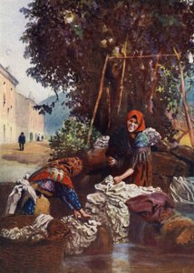 Korsyka: Kobieta do prania bielizny (kolor lito)