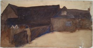Gospodarstwo autorstwa Edwin Austin Abbey