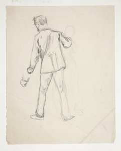 Postać męska i żeńska autorstwa Edwin Austin Abbey