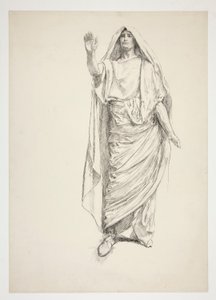Anthony (wstępny rysunek dla .3138) - Juliusz Cezar autorstwa Edwin Austin Abbey
