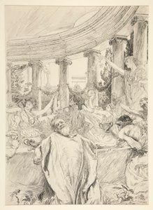 Apemantus: autorstwa Edwin Austin Abbey