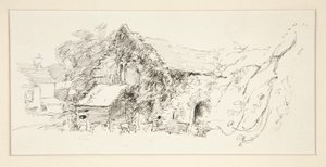 Studium architektoniczne autorstwa Edwin Austin Abbey