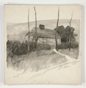 Studium architektoniczne autorstwa Edwin Austin Abbey