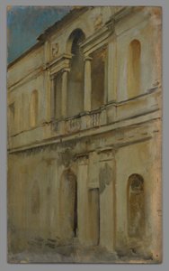 Studium architektoniczne autorstwa Edwin Austin Abbey