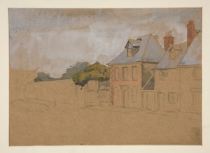 Studium architektoniczne autorstwa Edwin Austin Abbey