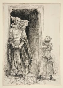 Armando i Usta, z Aktu III, Scena I, Miłość autorstwa Edwin Austin Abbey