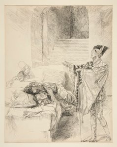 Błazen: autorstwa Edwin Austin Abbey
