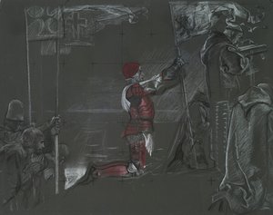Kolumb odkrywa nowy świat autorstwa Edwin Austin Abbey