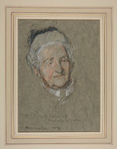 Koronacja Edwarda VII Portret: Wielka Księżna Mechlenburg-Strelitz autorstwa Edwin Austin Abbey