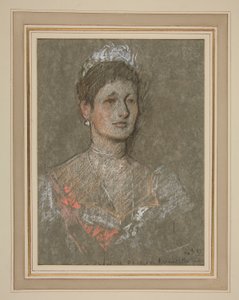 Koronacja Edwarda VII Portret: Księżniczka Ludwika Battenberg autorstwa Edwin Austin Abbey
